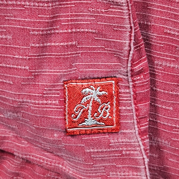 Tommy Bahama Shirt Mens 4XL Tall Pink 100% Silk Floral Button Up Loop Collar - Picture 7 of 11